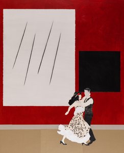 イン・チューン・ウィズ・マレーヴィチ、2020年（コラージュ） 作： 