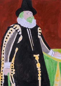 緑の目の怪物、フランシス・ベーコン（スクリーンプリント、アクリル画）