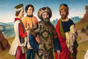 教区教会 (Parochiekerk Sint-Pieter)。 ペインティング。 ダークバウト。 聖エラスムスの殉教。 Ca 1460-1464。 詳細。 中央パネル。