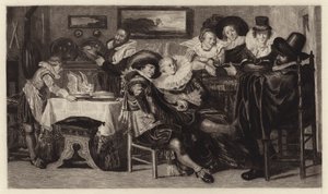 The Meal（刻印 作： Dirck Hals