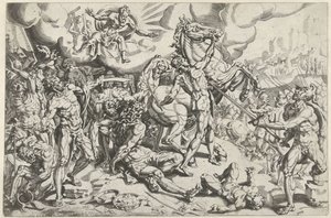 パウロの回心 作： Dirck Volckertsz. Coornhert (attributed to)
