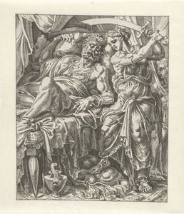 ジュディス・オントフト・ホロフェルネス ホロフェルネスのジュディス (シリーズタイトル) 作： Dirck Volckertsz. Coornhert (attributed to)