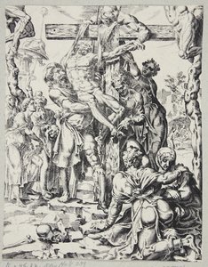 十字架からの降下 作： Dirck Volckertsz. Coornhert