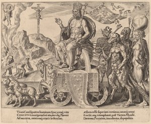 キリストの勝利 作： Dirck Volckertz Coornhert after Maerten van Heemskerck