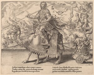 イサクの勝利 作： Dirck Volckertz Coornhert after Maerten van Heemskerck