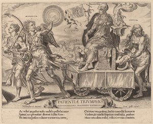 忍耐の勝利 作： Dirck Volckertz Coornhert after Maerten van Heemskerck