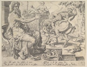 ダン、シリーズ「十二人の総主教」、1550年。 作： Dirck Volkertsen Coornhert