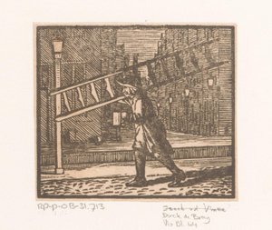 点灯夫 作： Dirck de Bray