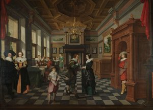 7部構成の装飾シークエンス: インテリア 作： Dirck van Delen