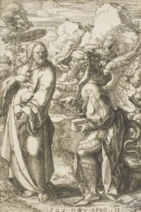 悪魔に誘惑されたキリスト、1525年 作： Dirk Jacobsz Vellert