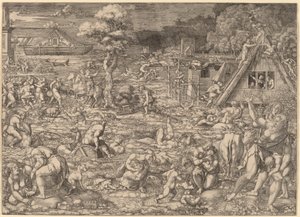 大洪水 作： Dirk Jacobsz Vellert