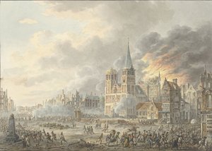 フランス軍による都市の占領 作： Dirk Langendijk