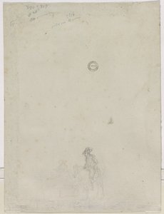 1784年の噴水での農民のスケッチ。 作： Dirk Langendyk