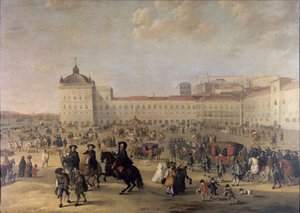 リスボンの宮殿広場テレイロ・ド・パコ、1650