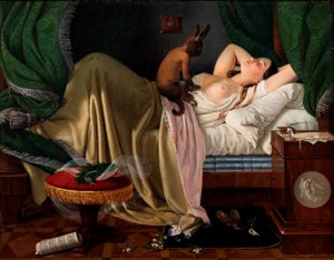 悪夢 作： Ditlev Conrad Blunck