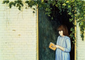 読書する少女 作： Ditz