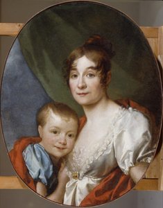 伯爵夫人エカテリーナアレクサンドロフナシャホフスカヤの肖像1777-1846、娘、1807年