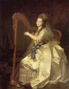 グラフィライヴァノフナアリモヴァの肖像1758-1826、1776 作： Dmitri Grigorievich Levitsky