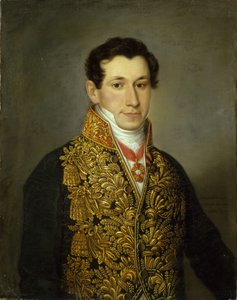 グリゴリー・ミトゥソフの肖像1795-1871、1826 作： Dmitri Grigorievich Levitsky