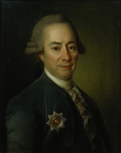 Pyotr Vasilyevich Bakuninの肖像17251786、1782