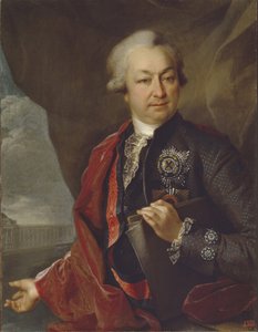 イワン・イヴァノヴィッチ・シュヴァロフ伯爵の肖像1727-1797、1790