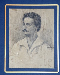 Decembrist Sergey Krivtsov 1802-1864の肖像 作： Dmitri Petrovich Oznobishin