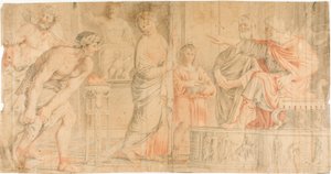 聖セシリアの非難 作： Domenichino