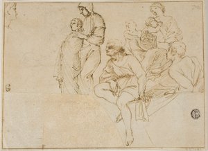 欄干の数字 作： Domenichino