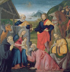 東方の三博士の崇拝 作： Domenico Ghirlandaio