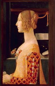 ジョヴァンナ・トルナブオーニの肖像 1899年頃（油彩・パネル） 作： Domenico (after) Ghirlandaio
