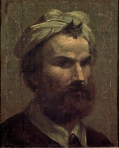 自画像。ドメニコ・ベッカフミ（1486-1551）の絵画 作： Domenico Beccafumi