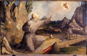汚名を受けたSt.Francisベッカフミ・ドメニコ・メカリノ（1486年頃～1551年頃 作： Domenico Beccafumi