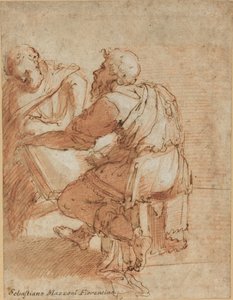 「教会の四博士」のための研究 作： Domenico Beccafumi