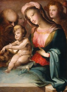 天使たちと聖家族 作： Domenico Beccafumi