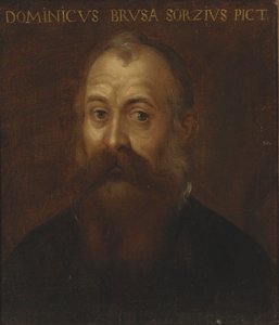 アーティストの肖像 作： Domenico Brusasorci