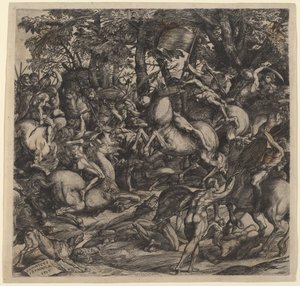 全裸男の戦い 作： Domenico Campagnola