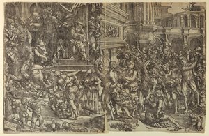 無辜の虐殺 作： Domenico Campagnola