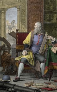 画家、彫刻家のレオナルド・デ・ヴィンチ (レオナルド・ダ・ヴィンチ) (1452-1519) のワークショップでの表現 ドメニコ・クネゴ (1726-1803) によるエッチング 作： Domenico Cunego