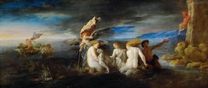死んだレアンダーを悼むヒーローc。 1622 作： Domenico Fetti or Feti
