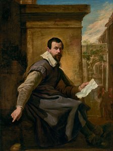 楽譜を持つ男の肖像 作： Domenico Fetti