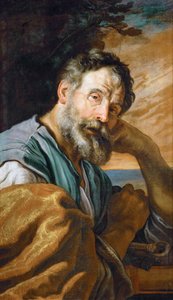 SAINT PIERRE - バロック :聖ペテロの悔恨 par Fetti, Domenico (1588/90-1623), 約1613年。キャンバスに油彩、95,8x55,9。ヴィエンヌの美術史博物館 作： Domenico Fetti or Feti
