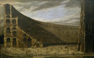ローマの円形劇場の展望 作： Domenico Gargiulo