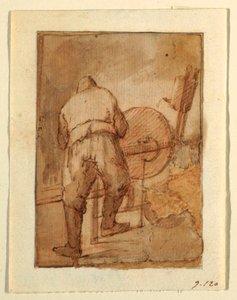 せん断グラインダー 作： Domenico Gargiulo, called Micco Spadaro