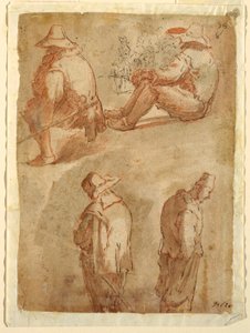 5人の男性の比喩研究 作： Domenico Gargiulo, called Micco Spadaro
