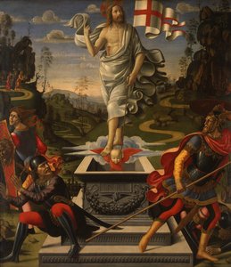 ドイツ語：Die Auferstehung Christi キリストの復活 作： ドメニコ・ギルランダイオ