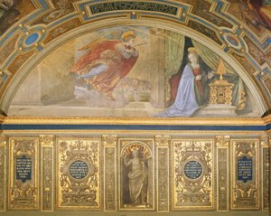 受胎告知 作： Domenico Ghirlandaio