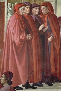 聖ザカリアへの受胎告知 作： Domenico Ghirlandaio