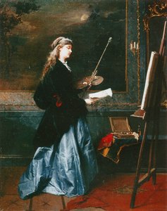 画家、1864 作： Domenico Induno