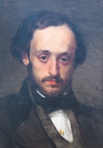 若い頃のパスクアーレ・ヴィラリ 作： Domenico Morelli