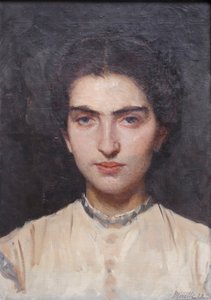コンセッティーナの肖像 作： Domenico Morelli